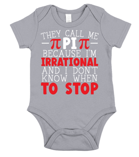 Math Instructor Math Teacher Mathematician Pi Day Short Sleeve Baby One-Piece
