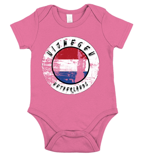 Nijmegen Netherlands Vintage Short Sleeve Baby One-Piece