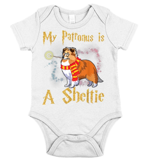 Patronut Sheltie Dog Vintage Retro Short Sleeve Baby One-Piece