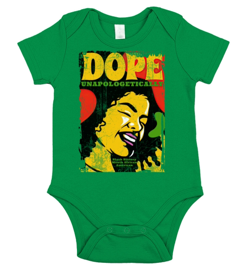 Unapologetically Dope Black History Month African Short Sleeve Baby One-Piece