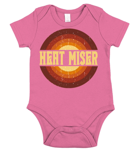 Vintage Proud Name Heat Birthday Gifts Circle Short Sleeve Baby One-Piece