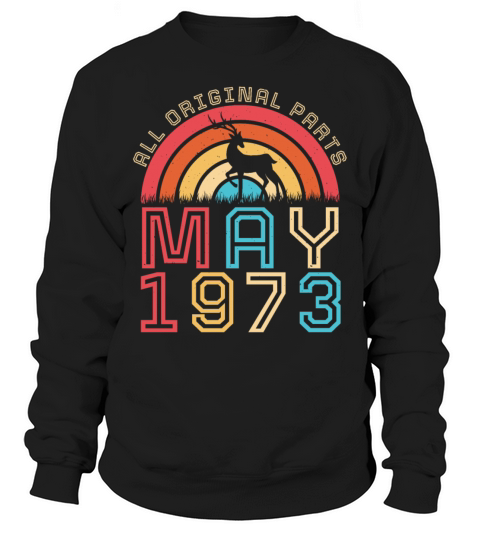 1973 May Vintage Sweatshirt Unisex