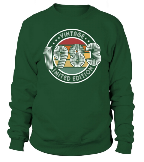 40th birthday vintage 1983 limited edition Sweatshirt Unisex