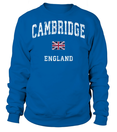 Cambridge England Vintage Athletic Sports Design Sweatshirt Unisex