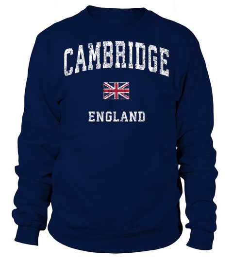 Cambridge England Vintage Athletic Sports Design Sweatshirt Unisex