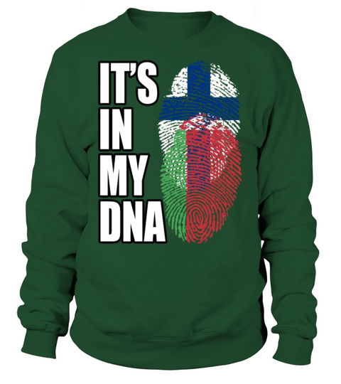 Finland And Belarusian Mix Heritage DNA Flag Sweatshirt Unisex
