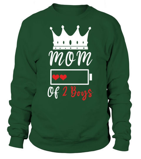 Funny Mom Quotes Mom Of Two Happy Mothers Day Sweatshirt Unisex
