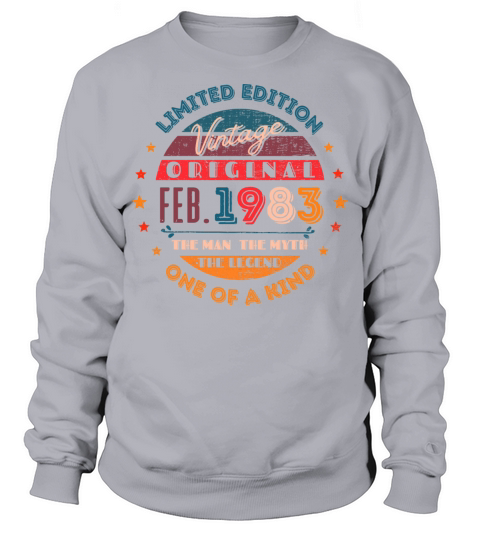 Vintage February 1983 Sweatshirt Unisex