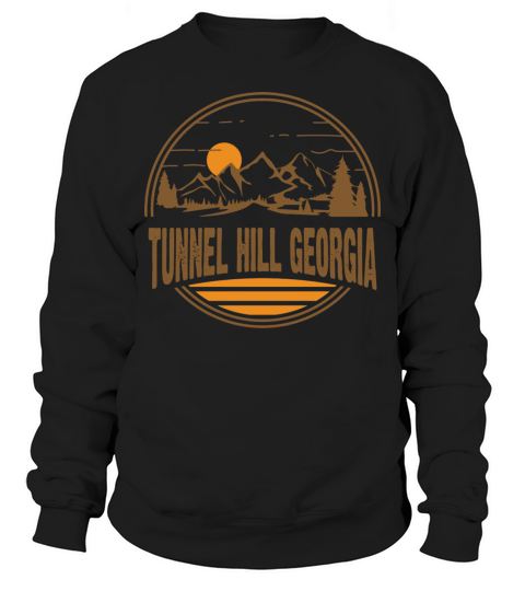 Vintage Tunnel Hill Georgia Mountain Hiking Souven Sweatshirt Unisex