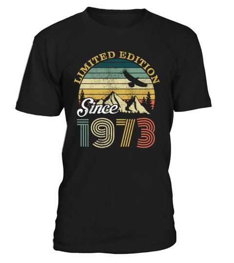 1973 Vintage born in Retro age Birthday gift idea T-Shirt Unisex