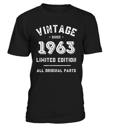60 Years Vintage 1963 Retro 60th Birthday T-Shirt Unisex