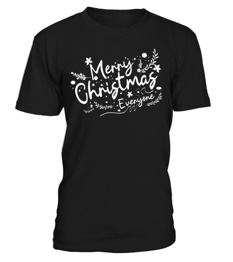 Merry christmas caligraphy T-Shirt Unisex