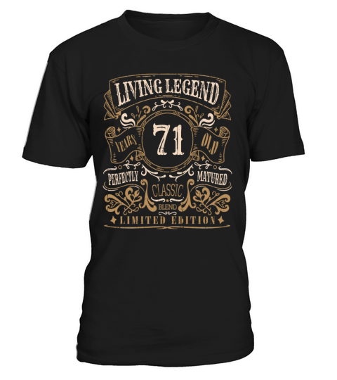 Retro Vintage Birth Whiskey Age 71 Years Old T-Shirt Unisex