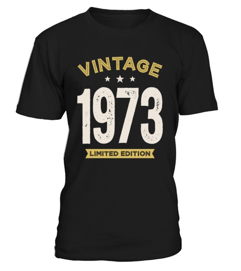 Vintage 1973 - 49th birthday Retro Classic T-Shirt Unisex