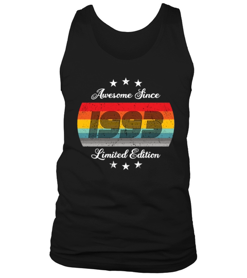 30th birthday vintage 1993 Limited Edition 1993 Tank Top Unisex