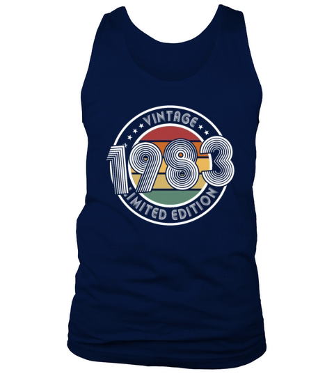 40th birthday vintage 1983 limited edition Tank Top Unisex
