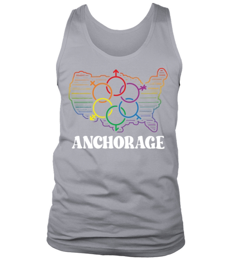 Anchorage Pride Month Pride Flag LGBT Community LG Tank Top Unisex