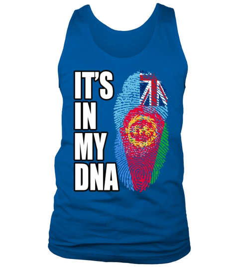 Fijian And Eritrean Mix Heritage DNA Flag Tank Top Unisex