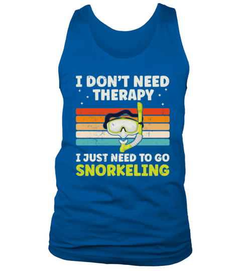 Funny Snorkeling Dive Design For Snorkeler Cool Tank Top Unisex