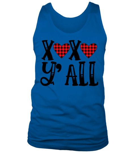 Funny Valentine XOXO Yall900 Tank Top Unisex