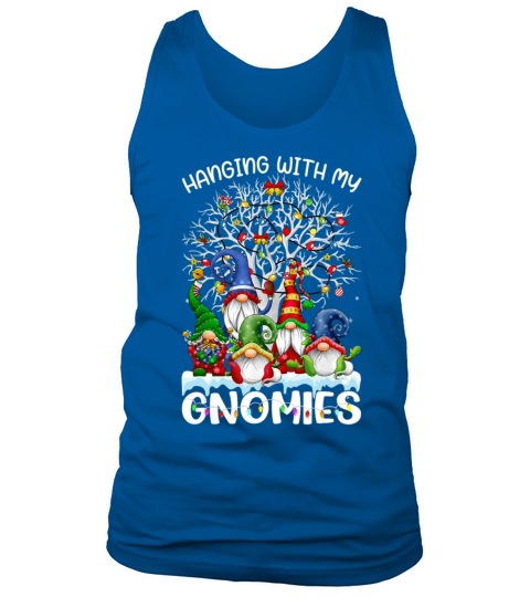 Hanging With My Gnomies Nordic Santa Gnome Christm Tank Top Unisex