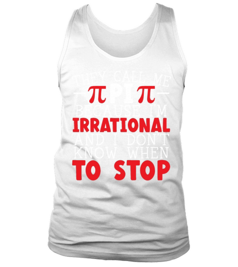 Math Instructor Math Teacher Mathematician Pi Day Tank Top Unisex