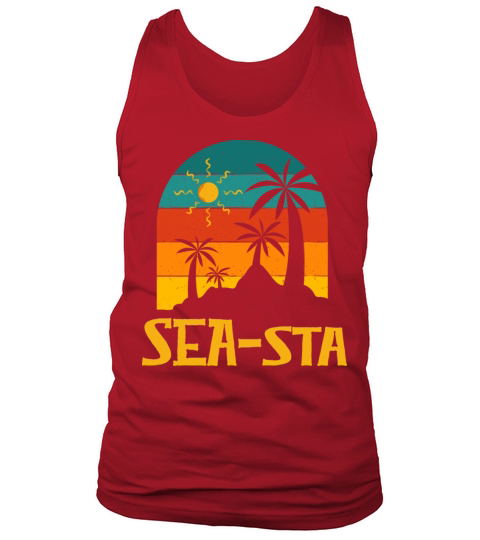 Seasta Beach Summer Ocean Tropical Seaside Trip Tank Top Unisex