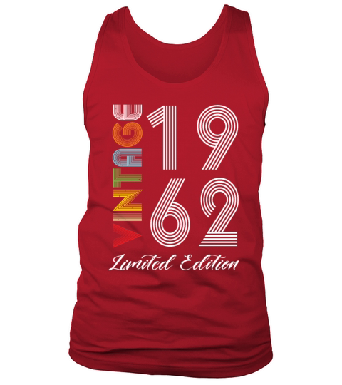 Vintage 1962 Vintage Birthday Retro Vintage Tank Top Unisex