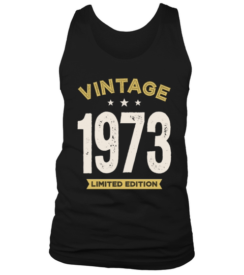 Vintage 1973 - 49th birthday Retro Classic Tank Top Unisex