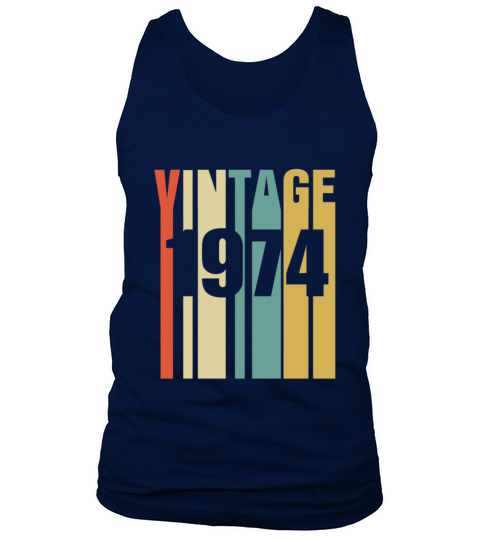 Vintage 1974 Retro Tank Top Unisex
