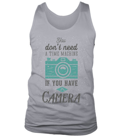 Vintage camera photography quote retro typography Tank Top Unisex