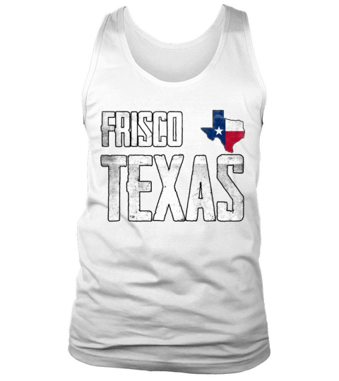 Vintage Frisco Texas Flag Tank Top Unisex
