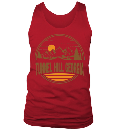 Vintage Tunnel Hill Georgia Mountain Hiking Souven Tank Top Unisex
