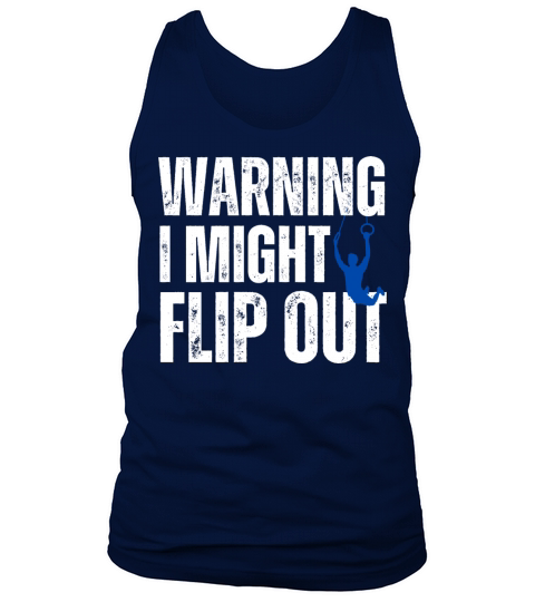 Warning I Might Flip Out Tank Top Unisex