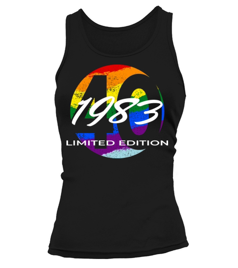 40th birthday men women 40 years 1983 vintage Tank top Woman