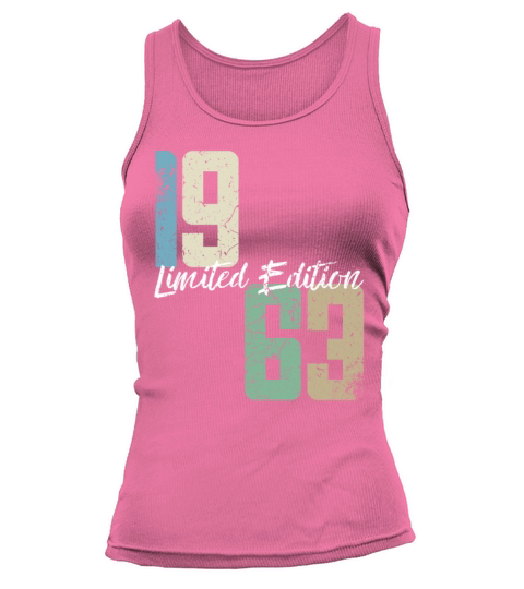 60 Years Vintage 1963 Retro 60th Birthday Tank top Woman
