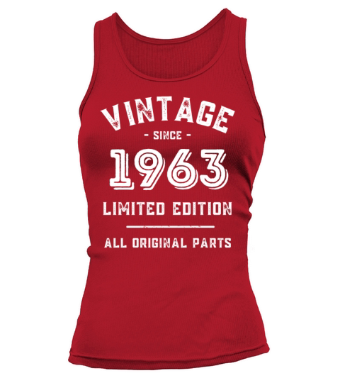 60 Years Vintage 1963 Retro 60th Birthday Tank top Woman