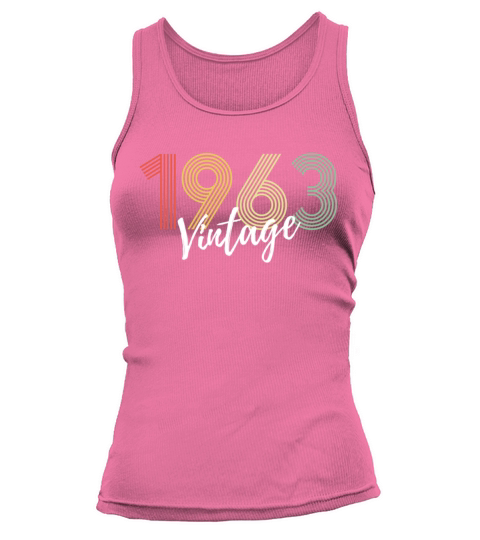 60 Years Vintage 1963 Retro 60th Birthday Tank top Woman