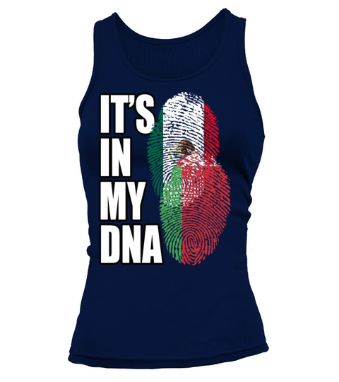 Belarusian And Mexican Mix Heritage DNA Flag Tank top Woman