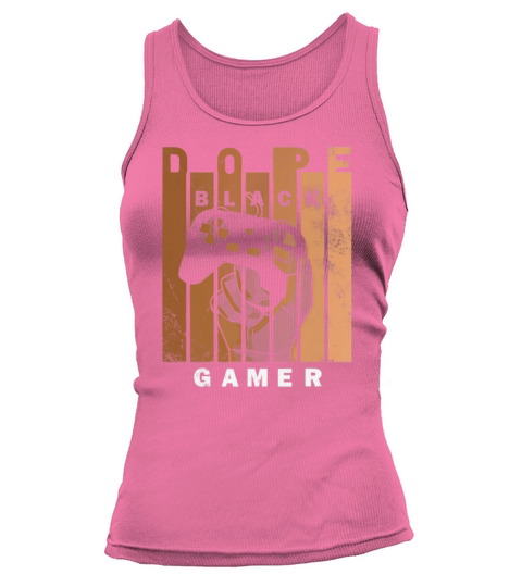 Black Gamer Black histroy month design For Gaming Tank top Woman
