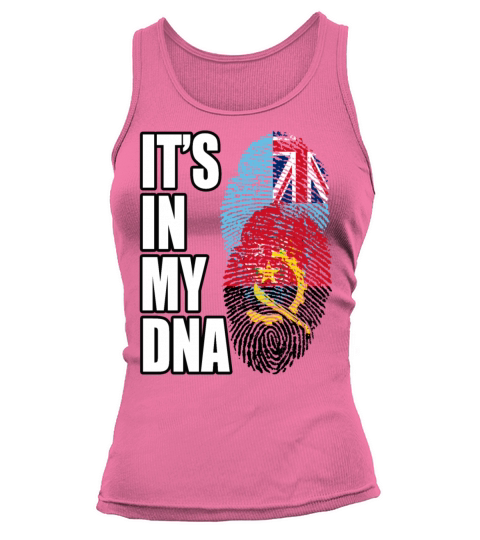 Fijian And Angolan Mix Heritage DNA Flag Tank top Woman