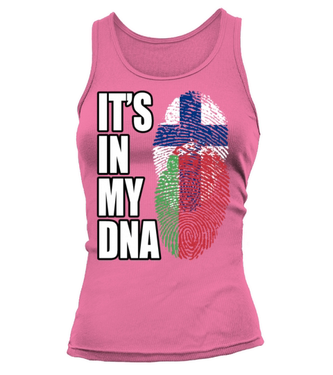 Finland And Belarusian Mix Heritage DNA Flag Tank top Woman