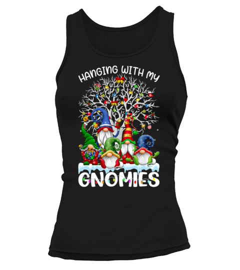 Hanging With My Gnomies Nordic Santa Gnome Christm Tank top Woman