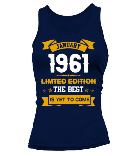 January 1961 Birthday Surprise Tank top Woman