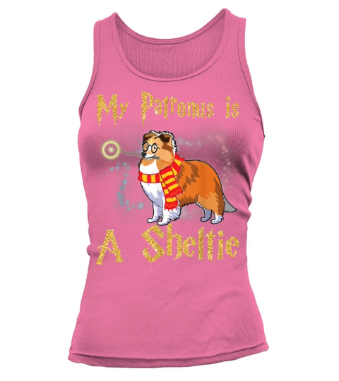 Patronut Sheltie Dog Vintage Retro Tank top Woman