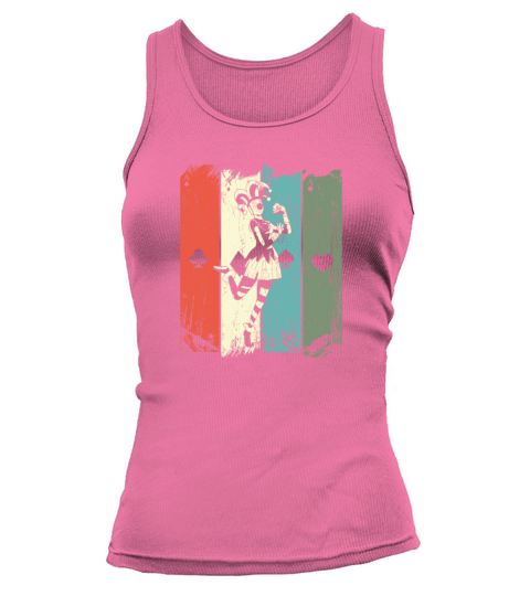 Vintage Casino Blackjack Gambling Clown Poker Card Tank top Woman