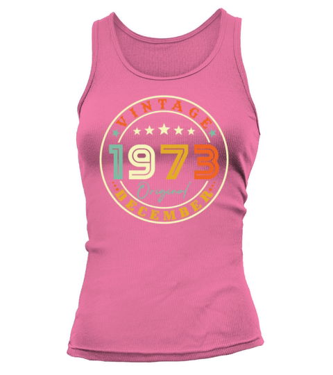 Vintage December 1973 Tank top Woman