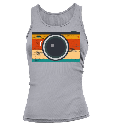 vintage photographic camera Tank top Woman