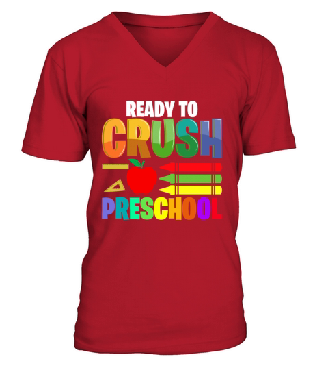 100 Days Of School Design for Kindergarten Teacher V-Neck T-shirt