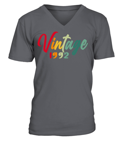 1992 vintage vintage retro birthday gift V-Neck T-shirt
